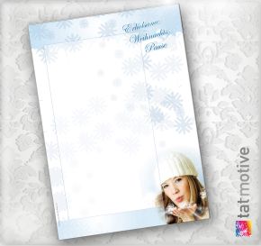 Briefpapier Kühle Anmut (50 Stück)