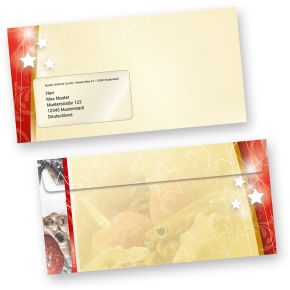 > Weihnachten Kuverts (50 Stück m.F.)