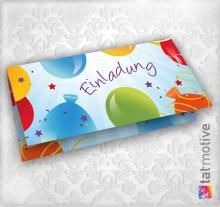 Einladung Kindergeburtstag (50 Stück)