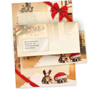 Briefpapier Weihnachten (10 Sets m.F.)