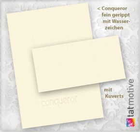 Conqueror Briefpapier A4 mit Kuverts, 24-tlg