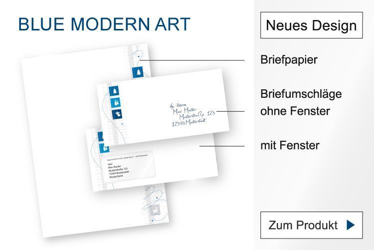 Briefpapier Modern Art 2017