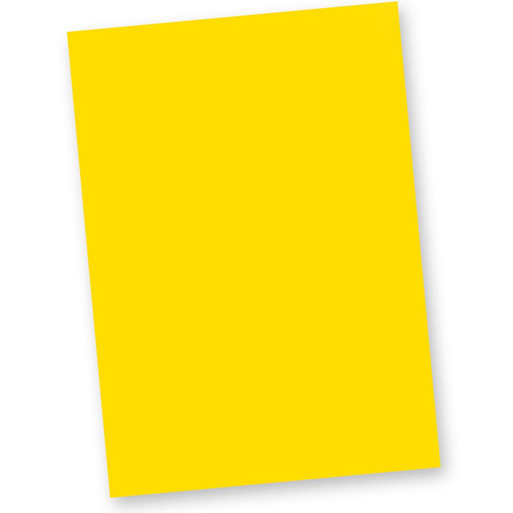 Briefpapier Gelb 200 Blatt 120g gelbes Tonpapier DIN A4