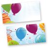 Briefumschläge Party (250 Stück) farbige Luftballons für Einladungskarten, Glückwunschkarten, Geburtstag