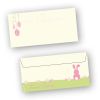 Briefumschläge Ostern rosa (50 Stück) DIN lang Umschlag mit Ostermotiv