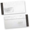 Briefumschläge Trauer (50 Stück MIT Fenster) DIN lang Trauer-Umschläge für Trauerbriefe oder Karten, MIT FENSTER. Passendes Briefpapier erhältlich oder auch als Set.