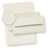 Edles Büttenpapier Set wildgerippt (24-tlg) 14 Bütten Briefpapiere 115 g/qm ca. DIN A4 210 x 290 mm, inkl. 10  hochwertig, gefütterte Büttenumschläge