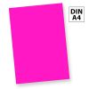 Neonpapier NEON PINK (100 Blatt) DIN A4, 80 g/qm farbiges Briefpapier, Leuchtpapier