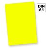 Neonpapier NEON Gelb (100 Blatt) DIN A4, 80 g/qm farbiges Briefpapier, Leuchtpapier