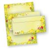 Briefpapier Ostern Set 2-seitig (100 Sets ohne Fenster) Osterpapier A4 beidseitig mit Umschläge
