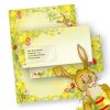 Briefpapier Ostern Set A4 mit Hase (25 Sets mit Fenster) mit Umschläge, Frohe Ostern