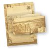 Briefpapier mit Umschlag Piraten & Seefahrer 25 Sets beidseitig bedruckt A4 Briefpapier Set Schiff maritim