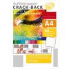 Crack-Back Aufkleber PLUS selbstklebend A4 (25 Blatt) weiß matt, Rückseite geschlitzt zum Einfachen ablösen, für Laserdrucker und Inkjetdrucker geeignet