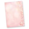 Briefpapier Frühling Kirschblüten 50 Blatt DIN A4 rosa Blumen Blüten für Frauen, Ostern