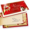 EDITION Weihnachtskarten Set Rot (10 Sets) mit einer bewegenden Weihnachtsgeschichte, mit Umschlag