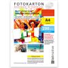 TATMOTIVE Fotokarton Fotopapier 200g matt weiß | Speziell Tintenstrahldrucker Inkjet | DIN A4 | Beidseitig bedruckbar | 50 Blatt 