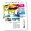 TATMOTIVE F01M250  Fotokarton Fotopapier 250g matt weiß / Laserdrucker / DIN A4 / Beidseitig bedruckbar / 250 Blatt