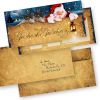 Geschenkgutscheine Weihnachten Nordpol Express 1000 Stück mit Umschlag - Gutscheine Gutscheinkarten Weihnachten für Kunden für Firma Gewerbe