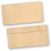 Briefumschläge Holz MADEIRA Braun 50 Stück DIN lang ohne Fenster Haftklebend Holzmaserung Holzmuster Holzoptik