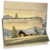 Glöcknerhütte Weihnachtskarten mit Umschlägen 16er SET Klappkarten DIN A6 Nostalgie nachhaltig umweltfreundlich Recycling 