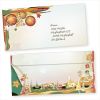 Art Deco 250 Weihnachts-Briefumschläge Din lang ohne Fenster Umschläge für Weihnachten selbstklebend haftklebend
