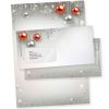 Gala Design 250 Sets Weihnachtsbriefpapier mit Fensterumschlag Briefpapier Weihnachten mit Umschlag mit Fenster