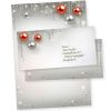 Gala Design 100 Sets Weihnachtsbriefpapier mit Umschlag ohne Fenster, weihnachtliches Papier A4 Druckerpapier
