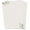 Tara Verde Briefpapier 250 Blatt Papier DIN A4 beidseitig floral Natur Eukalyptus nachhaltig Erwachsene