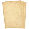 Travertin Briefpapier 20 Blatt Marmor-Papier DIN A4 beidseitig Natur-Stein Optik nachhaltig