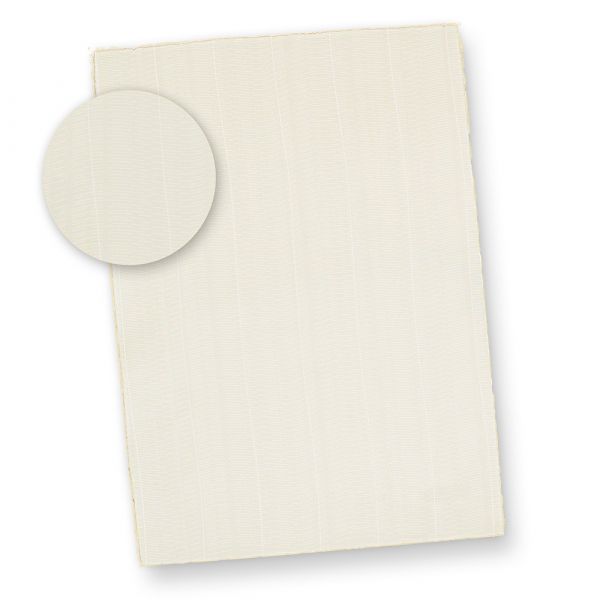 100 Blatt Fauna filzmarkiert Creme Strukturpapier Feinstpapier Briefpapier 