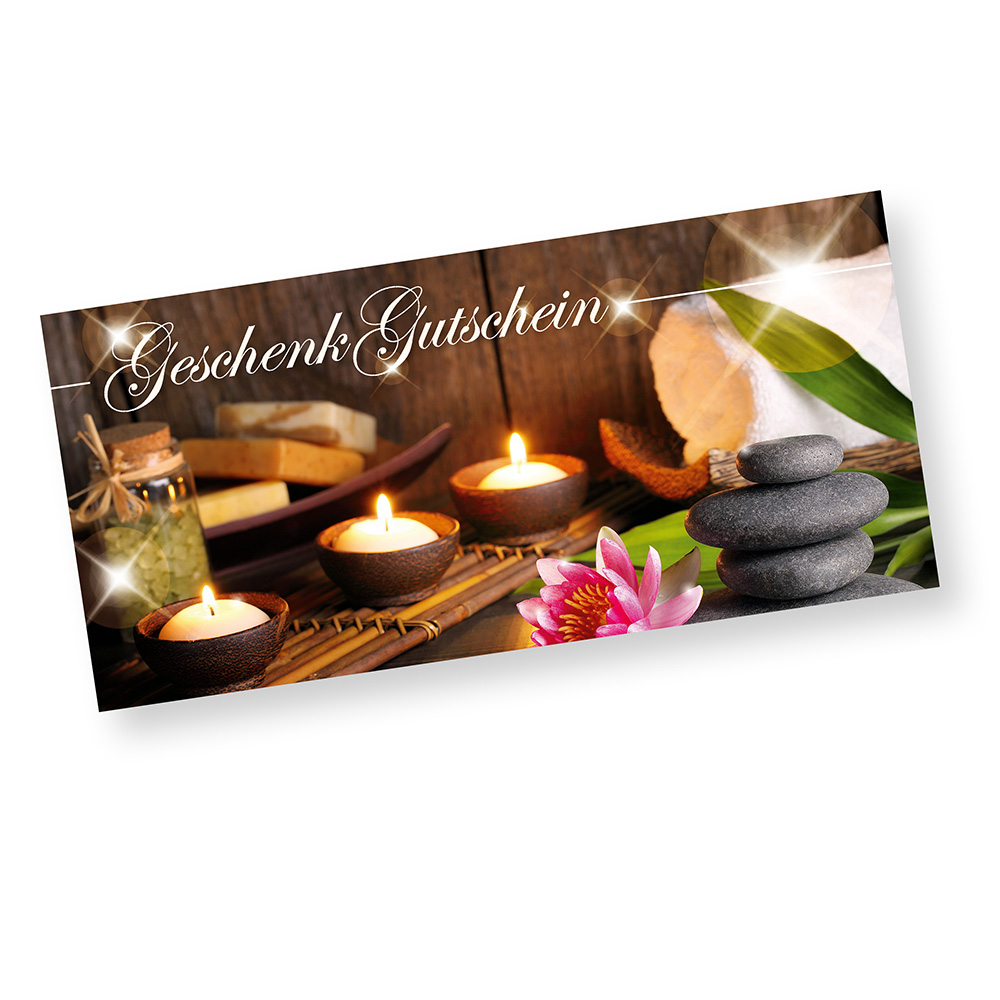 Geschenkgutscheine Wellness (1000 Stück) Gutscheine für Massage und