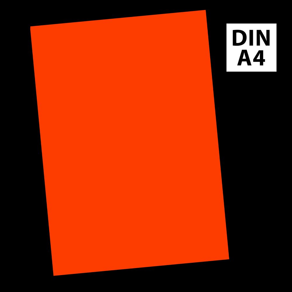 Neonpapier NEON Grün 250 Blatt DIN A4 80 g/qm farbiges Briefpapier, Leuchtpapier