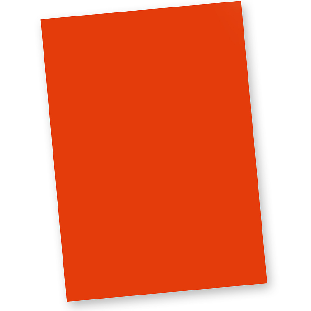 50 Blatt farbiges Premium Briefpapier Caribic DIN A5 Papier-Farbe Zinnober Rot 