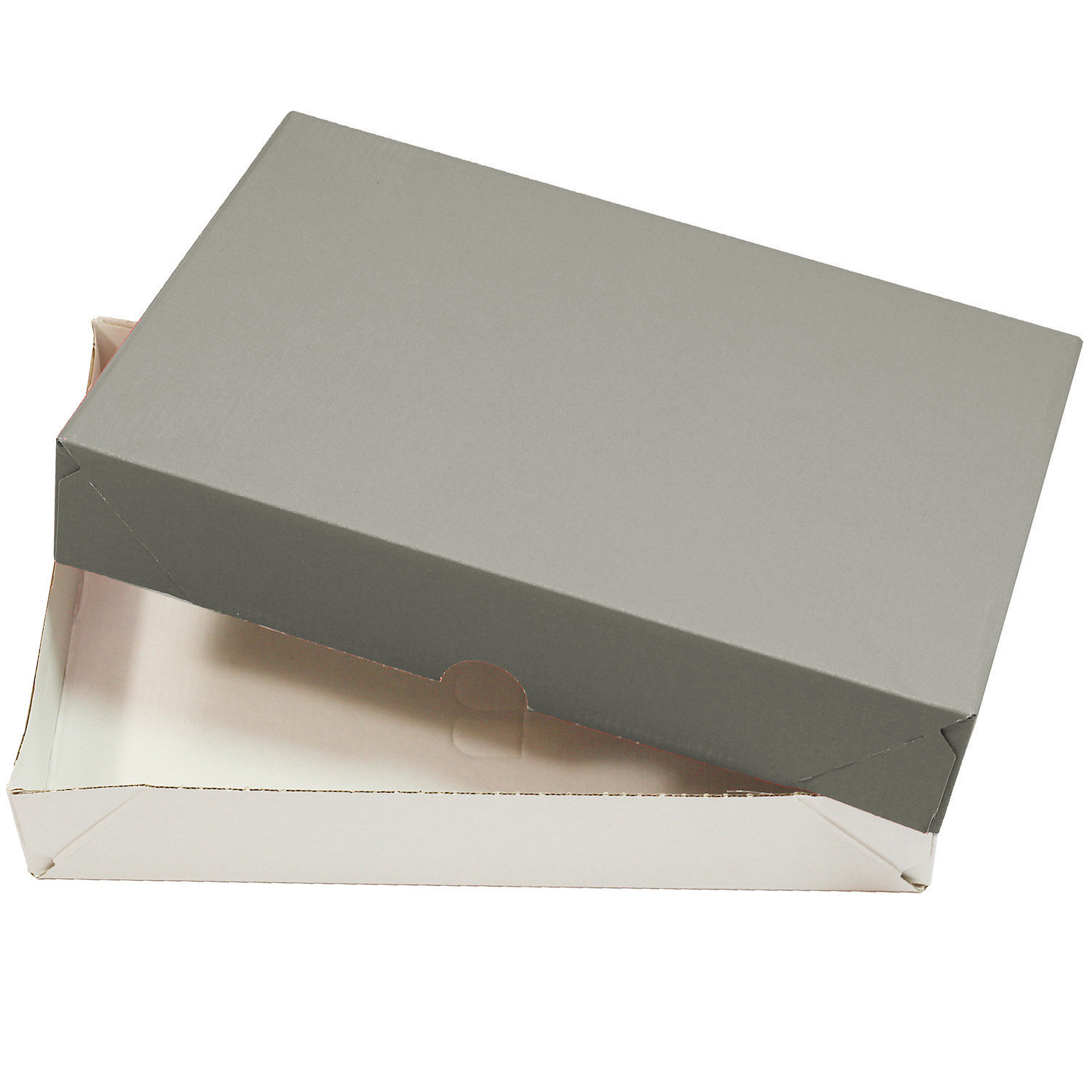 Basteln weiß Stülpdeckelkarton für A4 Geschenkbox zum Sortieren 50er Pack