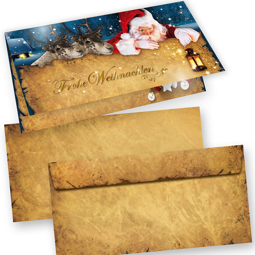 Weihnachtskarten Grußkarten Weihnachten inkl.Umschläge Klappkarten Karte X Mas