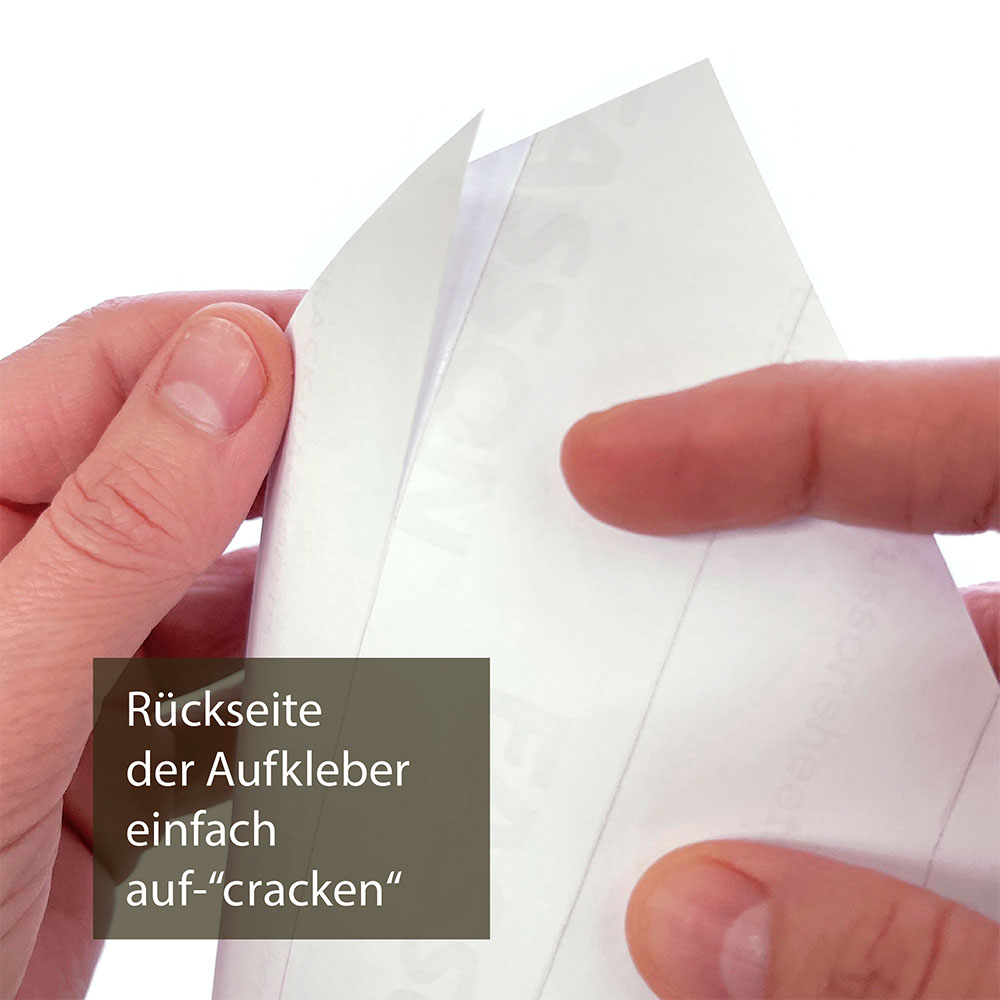 25 Blatt Sticker papier zum Bedrucken,A4 Inkjet-Vinyl-Aufkleber