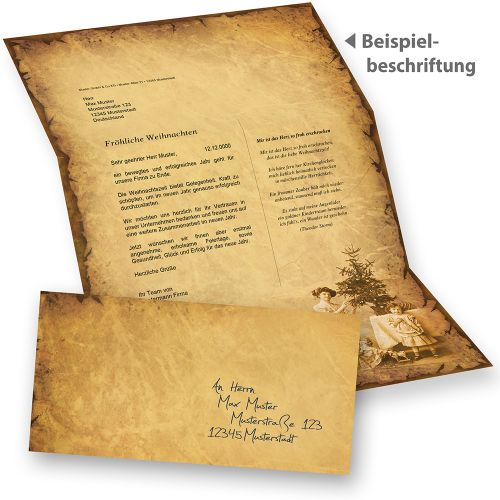 Weihnachtsbriefpapier Nostalgie Briefpapier Fur Weihnachten Firmen Geschaftlich Ebay