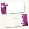 Briefumschläge Herzen (50 Stück) Für Einladungskarten, Glückwunschkarten, Grusskarten.  Passendes Briefpapier und Klappkarten erhältlich oder auch als Set.