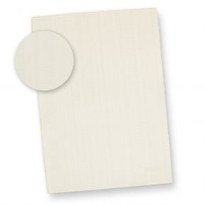 Feines Büttenpapier A4 wildgerippt (25 Blatt) dickes 115 g/qm Bütten Briefpapier ca. A4 mit Büttenrand und wellenartiger Rippung