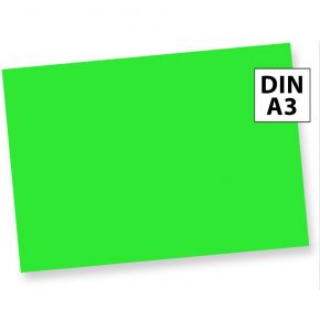 Neonpapier NEON Grün 50 Blatt DIN A3 80 g/qm farbiges Briefpapier, Leuchtpapier