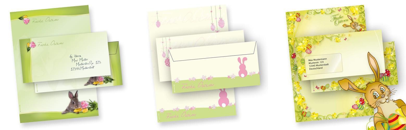 Briefpapier Ostern schreiben