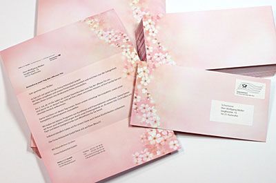 Tolles Briefpapier Set als Mailing