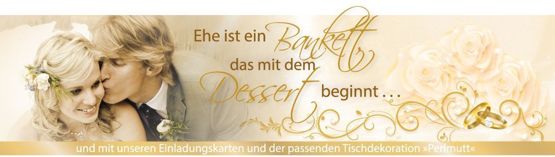 Einladungskarten Hochzeit Perlmutt
